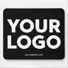 Your Company Logo and Business Website on Black