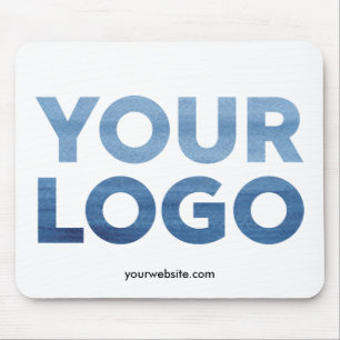 Your Company Logo and Business Website or Slogan Mouse Pad