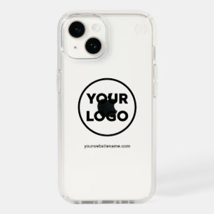 Your Company Logo and Business Website or Slogan Speck iPhone 14 Case