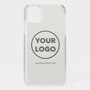 Your Company Logo and Business Website or Slogan iPhone 11 Case