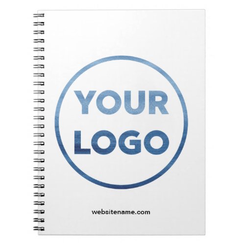 Your Company Logo and Business Website or Text Notebook