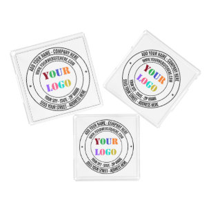 Your Company Logo and Custom Text Acrylic Tray