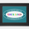 Your Company Logo and Custom Text Bar Mat Example | Zazzle