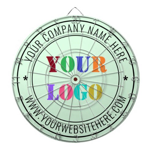 Your Company Logo and Custom Text Dart Board