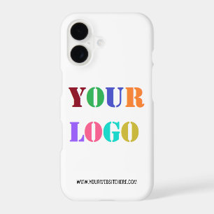 Your Company Logo and Custom Text Example iPhone 17 Case