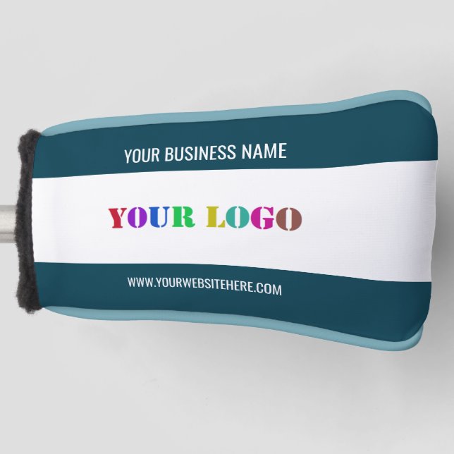 Your Company Logo and Custom Text Golf Head Cover (Front)