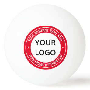 Your Company Logo and Custom Text Ping Pong Balls