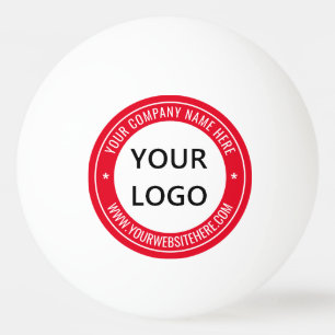 Your Company Logo and Custom Text Ping Pong Balls