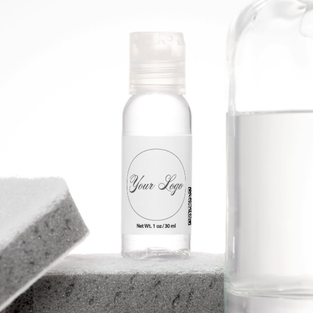 Your Company Logo And QR Code Hand Sanitizer (Insitu)