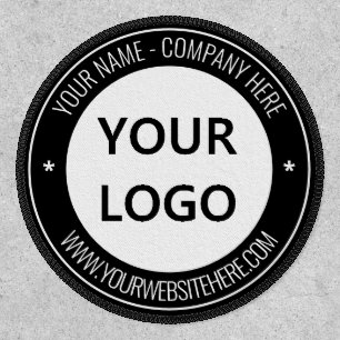 Your Company Logo and Text Branded Patch Example