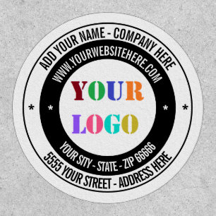 Your Company Logo and Text Branded Patch Template