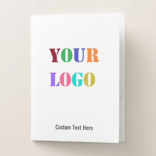 Your Company Logo and Text Business Pocket Folder