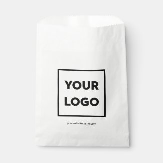 Your Company Logo and Website Business Favor Bag