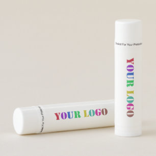Your Company Logo Branded Lip Balm Example