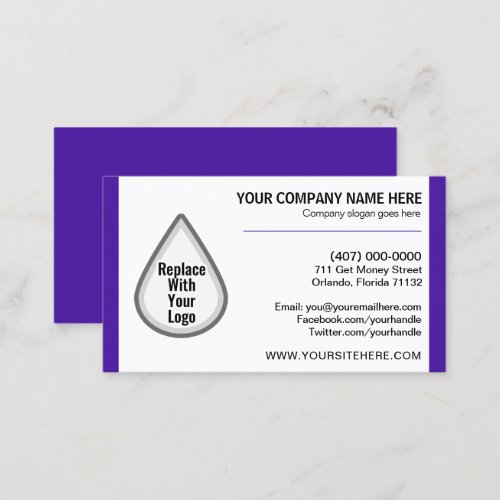 Your Company Logo Branding Business Card Template