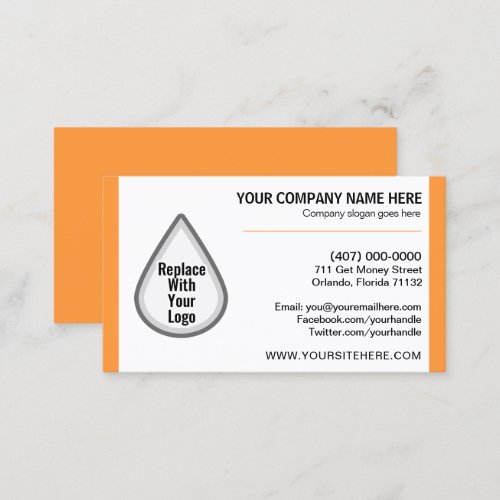 Your Company Logo Branding Business Card Template