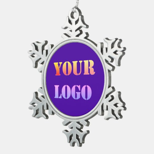 Your Company Logo Business Christmas Ornament