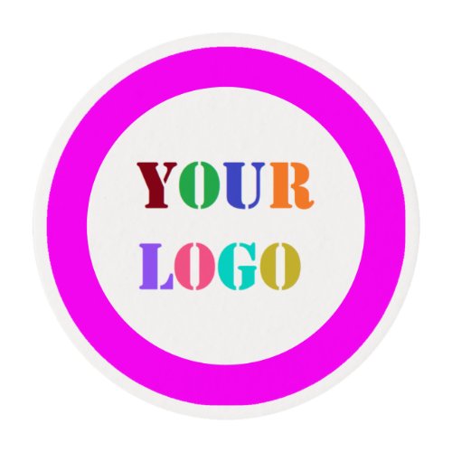 Your Company Logo Business Edible Frosting Rounds