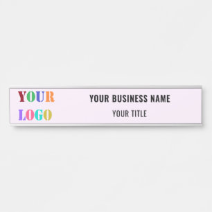 Your Company Logo Business Name Door Sign Example