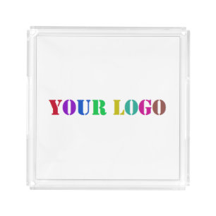 Your Company Logo Business Promotion Acrylic Tray