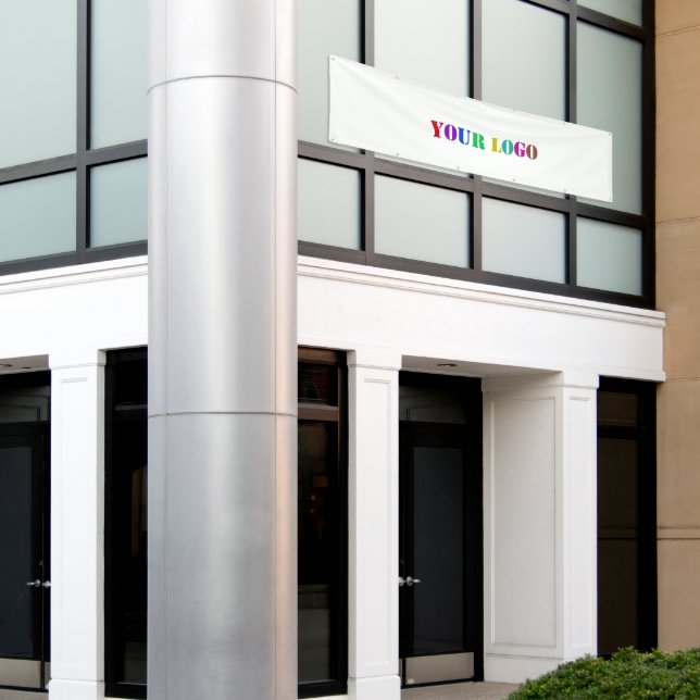 Your Company Logo Business Promotional Banner (Outside Building)