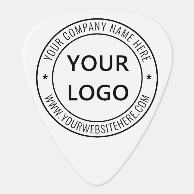 Your Company Logo Business Promotional Guitar Pick (Front)