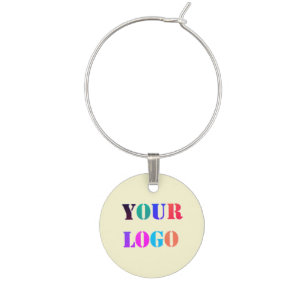 Your Company Logo Business Promotional Wine Charm