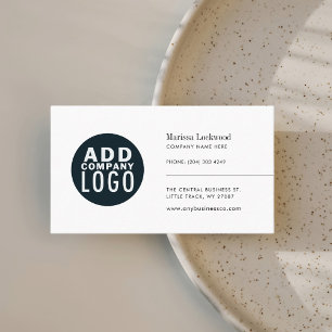 Your Company Logo Corporate Minimalist Business Card