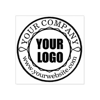 your company logo custom Rubber Ink Stamp | Zazzle