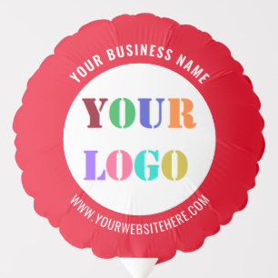 Your Company Logo Custom Text and Colors Balloon
