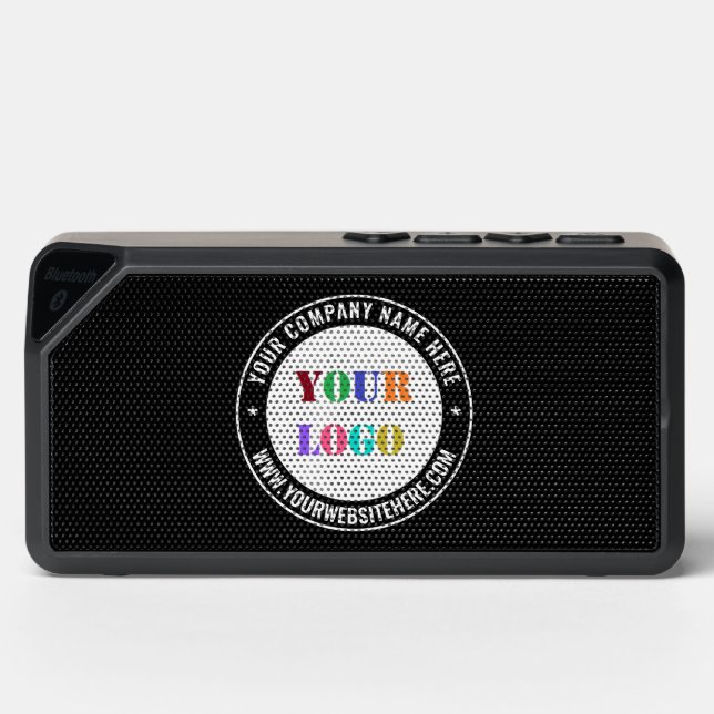 Your Company Logo Custom Text Bluetooth Speaker (Front)