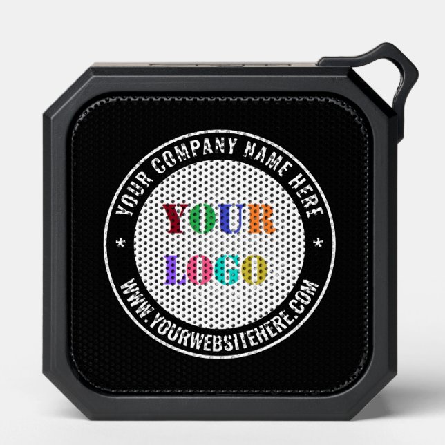 Your Company Logo Custom Text Bluetooth Speaker (Front)