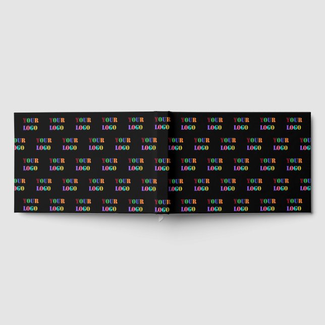 Your Company Logo Guest Book Template Custom Color (Full)