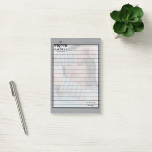 Your company logo & Handmade By Your company Name Post-it Notes