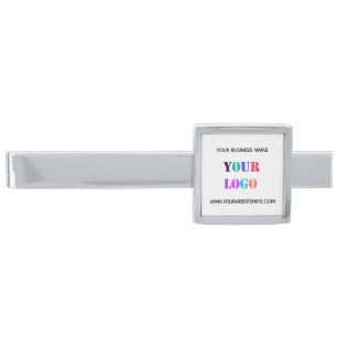 Your Company Logo Info Branded Tie Bar Example