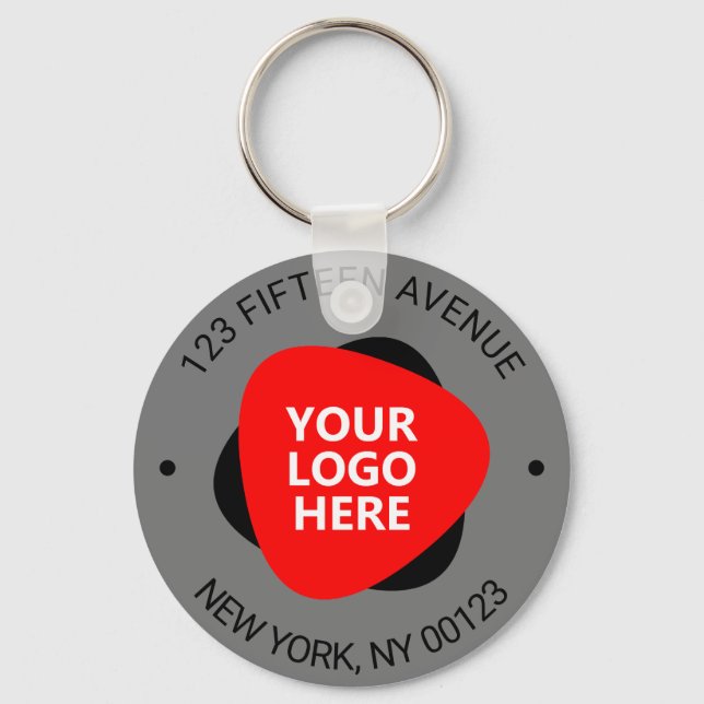 Your Company Logo Keychain (Front)