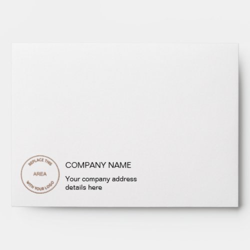 Your Company Logo Name Address Business Envelope