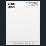Your Company Logo Name Address Colors Letterhead<br><div class="desc">Choose Colors - Simple Personalized Modern Design Your Business Office Letterhead with Logo - Add Your Logo - Image / Address and Contact Information / Name - Company or Slogan - Tagline / more - Resize and move or remove and add elements - image / text with customization tool. Choose...</div>