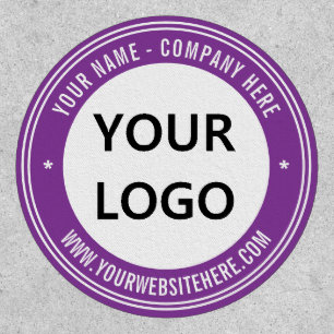 Your Company Logo Name Info Branded Patch Example