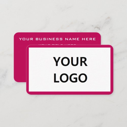 Your Company Logo Name Professional Personalized Business Card