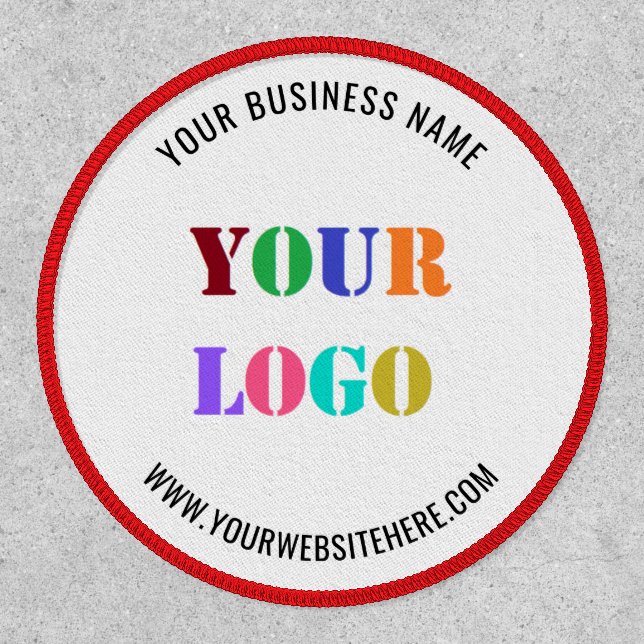 Your Company Logo Name Website Business Patch (Front)