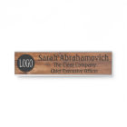 Your Company Logo Office Door Sign Long Name