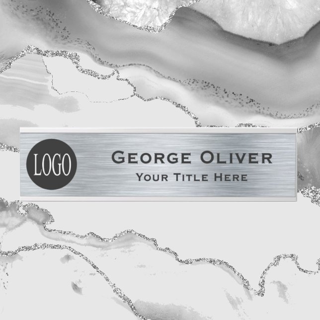 Your Company Logo Office Door Sign Metallic Look (Creator Uploaded)