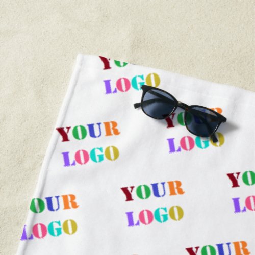 Your Company Logo or Photo Beach Towel Gift