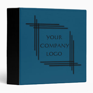 YOUR COMPANY LOGO,personalized 3 Ring Binder