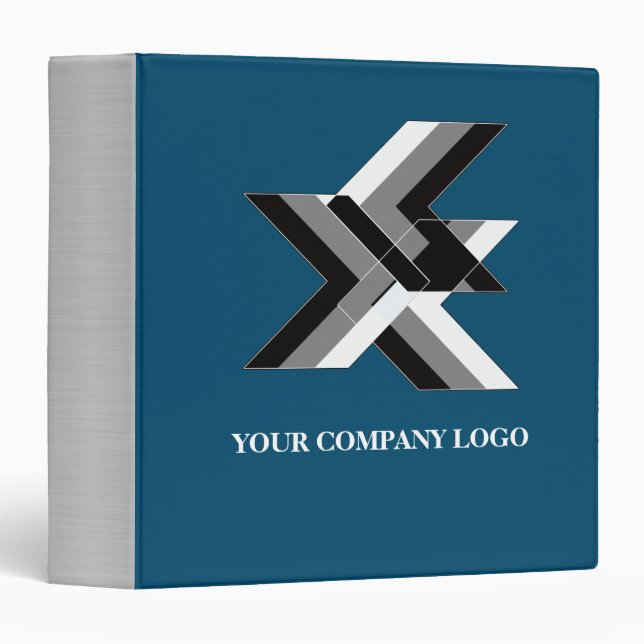 YOUR COMPANY LOGO,personalized 3 Ring Binder (Front/Spine)