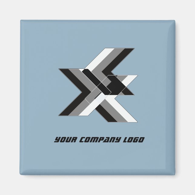 YOUR COMPANY LOGO,personalized,add your text Magnet (Front)