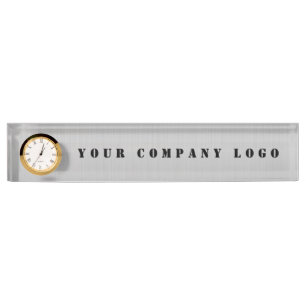 YOUR COMPANY LOGO,personalized Desk Name Plate