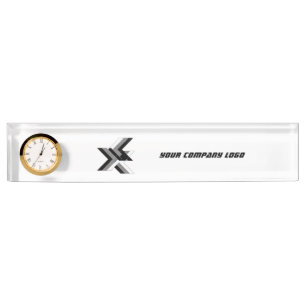 YOUR COMPANY LOGO,personalized Desk Name Plate