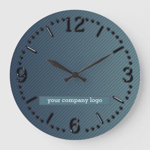 YOUR COMPANY LOGOpersonalized Large Clock